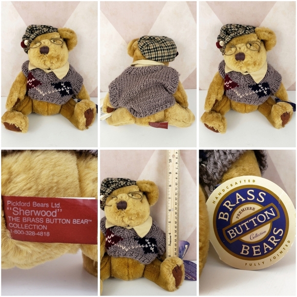 Brass Button Bears | Bear Plush Bundle - Picture 3 of 16